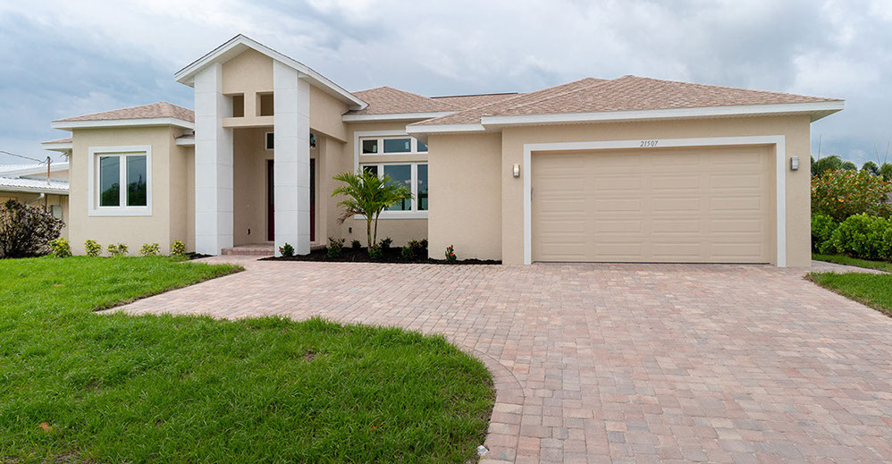 LeBeau Construction Opulence Model Elevation Rendering