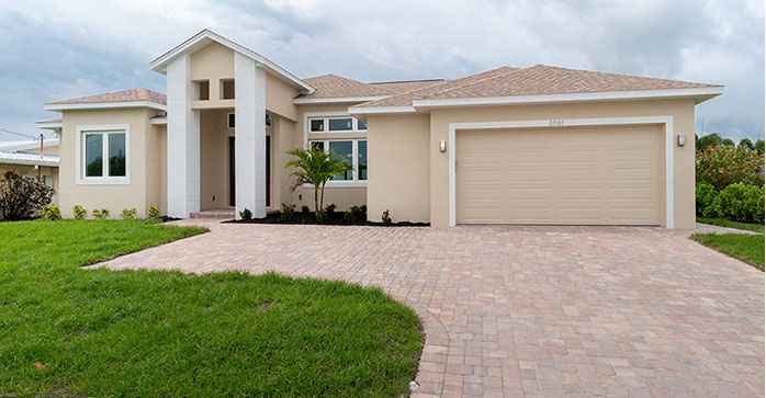 LeBeau Construction Opulence Model Elevation Rendering