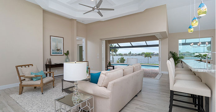 LeBeau Construction Opulence Model Elevation Rendering