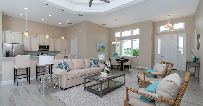 LeBeau Construction Opulence Model Elevation Rendering