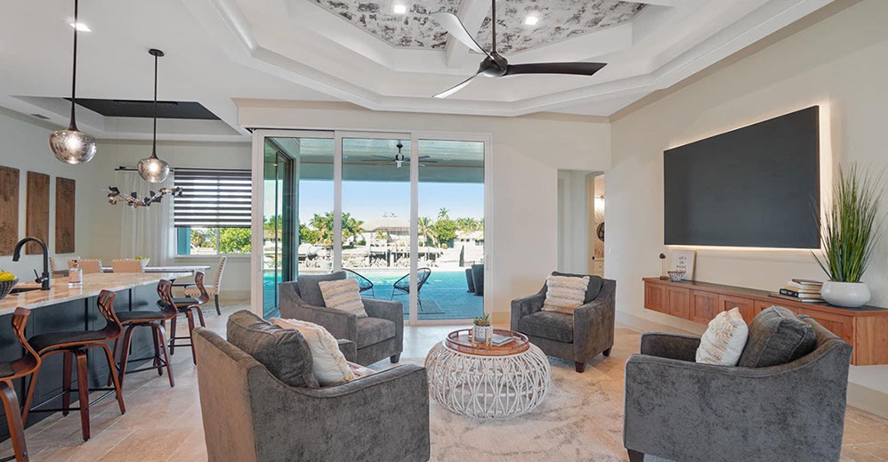 LeBeau Construction Opulence Model Elevation Rendering