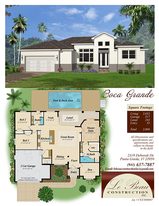 Boca Grande floor plan